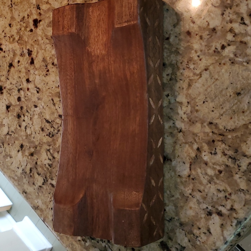 Vtg Handcarved Wooden Balinese Ritual Box/Tray - Picture 6 of 7